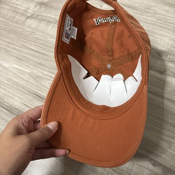 Remington Hat Cap Orange Spellout Logo Made in USA - Picture 4 of 5